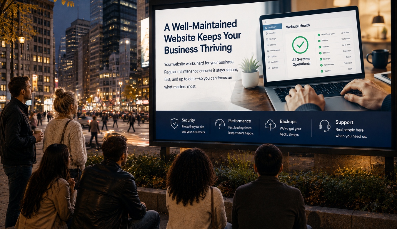 Blog Business Website Maintenance City