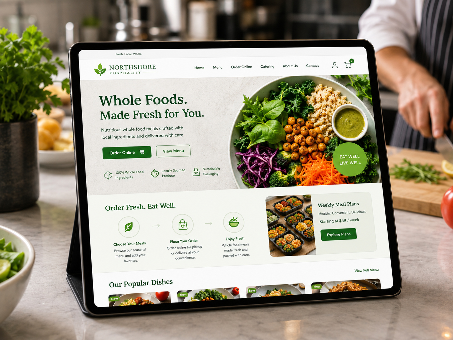 Northshore Business Group website mockup
